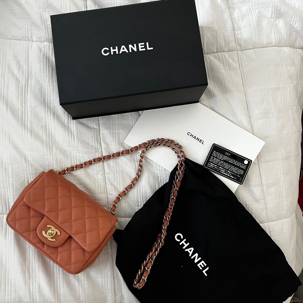Chanel Mini Square Caramel ***SOLD***